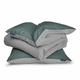 Sleepwise Soft Wonder-Edition, posteljina, 135 x 200 cm, zeleno siva / svijetlo siva