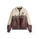 Bershka Prehodna jakna kremna/burgund