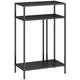 Homestar Konsolna miza 55x30x85 cm Črna