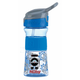 NUBY Športna steklenička z mehko zložljivo slamico 360 ml, modra, 3+