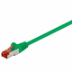Goobay S / FTP (PiMF) CAT 6 patch kabel, mrežni, za povezivanje, zelena, 3 m