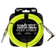 ERNIE BALL 6465 FLEX STRAIGHT/ANGLE INSTRUMENTALNI KABEL 3m - GREEN