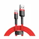 BASEUS kabel USB A-C 1m 3A Cafule rdeč CATKLF-B09