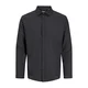 JACK & JONES Srajca JJEFIELD pegasto črna