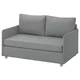 FRIDHULT Sofa ležaj, Knisa svetlosiva