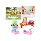 TM Toys Bluey in Bingo Komplet figuric za vožnjo s skuterjem, figurice za otroke 3+