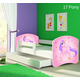 Dječji krevet ACMA s motivom, bočna bijela + ladica 160x80 cm - 17 Pony