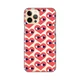 Silikonska maska za iPhone 12/12 Pro 6.1 Eye Heart Pattern Print Skin providna