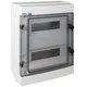 Modularno hermetično stikalo (500V AC, 1000V DC) 2x12 z nadometno montažo (N+PE) IP65
