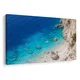 Slika turkizen zaliv pod pečinami - 40x30