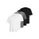 JACK & JONES Majica JJHUGO barva blata/črna/bela