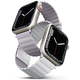 UNIQ strap Revix Apple Watch Series 4/5/6/7/8 / SE / SE2 / Ultra 42/44 / 45mm. Reversible Magnetic lilac-white (UNIQ-45MM-REVLILWHT)