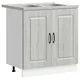 Vidaxl Kuhinjski element z vrati Kalmar Siva Sonoma 80 x 46 x 81,5 cm