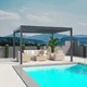 Bioklimatska pergola Antares Samostoječa, 3.6 x 4, Antracit, Ročni