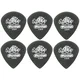 Dunlop 482R 1.14 Tortex Black Gold Jazz Sharp 6 Pack
