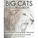 Big Cats Coloring Book: Realistic Adult Coloring Book, Advanced Animals Coloring Book for Adults