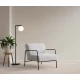 Atelier del Sofa Fotelja Eti 90x75x70cm Siva