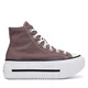 Converse Modne superge Chuck Taylor All Star Lift Double Stack A20560C Rjava