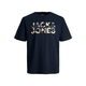 JACK & JONES Muška majica 12250683, Teget