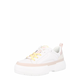 BUFFALO Sneaker, bijela / bež / pastelno žuta / pastelno roza