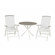 Stol i stolice set JA2851, Stolice u boji: Bijela + Siva