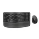 LOGITECH Tipkovnica in miška LOGITECH Wave Keys and Lift COMBO, brezžična, grafitna, SLO gravura, (5000007518)