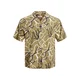 JACK & JONES Srajca JPRBLADrew ecru / oliva / črna