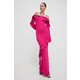 Haljina Versace Jeans Couture boja: ružičasta, maxi, uska