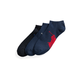 Polo Ralph Lauren Nogavice ASX11 BPP SOLE-PED-3 PACK Modra