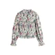 Next Bluza ecru/zelena/lila/roza