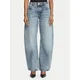 HUGO Jeans hlače Gennie  50567758 Modra Barrel Fit