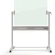 NOBO TABLE TABLA MAGNETNA MOBILNA STEKLENA NOBO 90x120 CM BELA 1903943