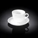 Skodelica in Podstavek, Porcelan, 190ml