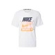 NIKE Funkcionalna majica ENERGY svetlo oranžna/črna/bela