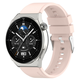 Silikonski remen za a Huawei Watch GT 2e - sa srebrnom kopčom - roza