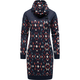 Ragwear Obleka Chlloe Aztec mornarska/temno modra/ognjeno rdeča/off-bela