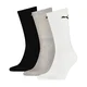 PUMA Unisex Sport Crew Lightweight Socks 3 Pack, Clothing, White/Grey/Black, 43-46