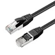 MicroConnect S/FTP CAT6 5m črne barve LSZH