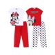 Disney 2x Belo-rdeča pižama Minnie Mouse DISNEY 7-8 lat 128 cm