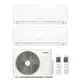 Gree multisplit dvojček 2 x AIRY GWH12AVCXD-K6DNA1A 3,5kW/1 x GWHD(18)NK6OO 5,3kW - GREE