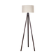 Duolla - Podna lampa 1xE27/60W/230V, prečnika 44 cm, krem/venge
