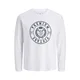 Jack & Jones Junior Majica JPRBLUZANDER črna / bela