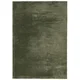 Vidaxl Preproga s kratkimi vlakni mehka pralna gozdno zelena 140x200cm