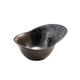 LE COQ Skleda Phobos 18,5x13,5x8cm/ovalna/črno-modra/stoneware