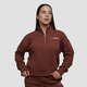 GymBeam Ženska dukserica Agile 1/2 Zip Root