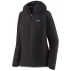 Ženska jakna s kapuco Patagonia Nano-Air Light Hybrid, črna (L)