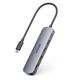 HUB postaja Anker 5v1 DockingStation s štirimi USB izhodi - 3x USB-A, 1x USB-C in 4K HDMI - črn - USB-C priključek