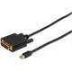 Mini DisplayPort na DVI-D kabel 2m