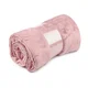 Odeja Coral fleece 150x200 cm - stara roza sv.