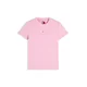 Tommy Jeans Majica Classic roza/živo rdeča/bela